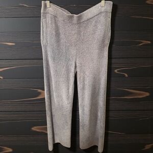 Barefoot Dreams Pet CozyChic Lite Welt Pocket Ribbed Pant Med Pet NWOT BluBell